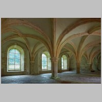 Abbaye de Fontenay, photo Daniel Jolivet, Wikipedia.jpg